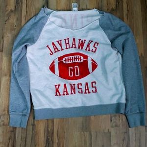 Football PINK off the shoulder